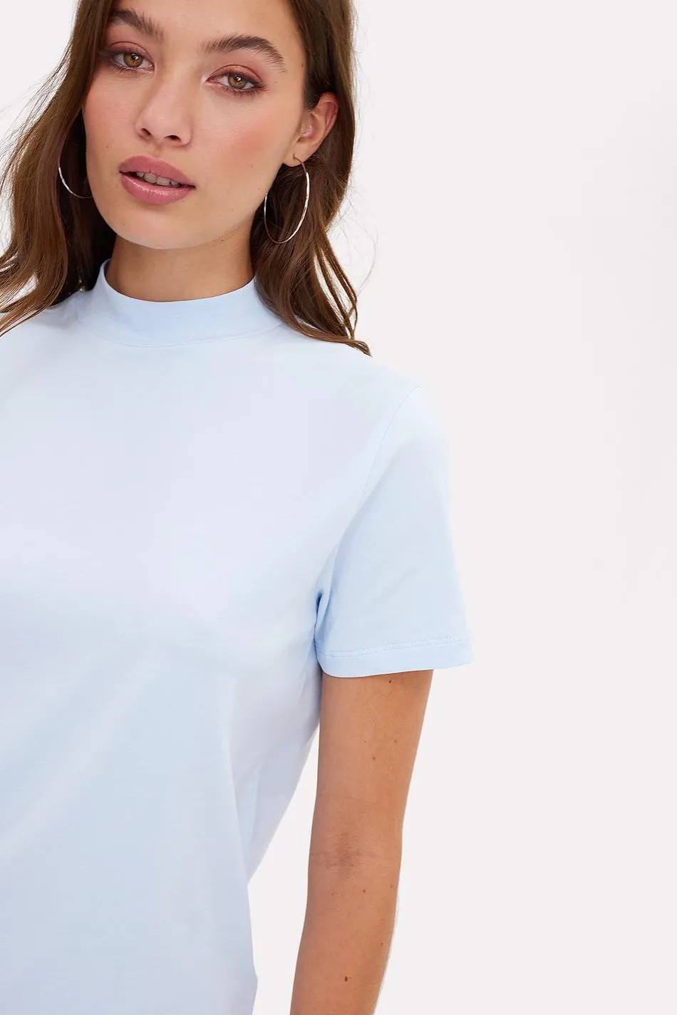 Discount LOAVIES BASIC BABE - LIGHT BLUE Lichtblauw