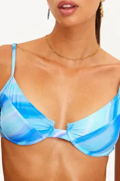Hot LOAVIES BE THE SUNSHINE - BLUE STRIPES Blauw