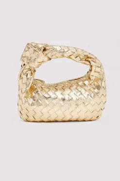 Clearance LOAVIES BRAIDED BABE - GOLD Goud
