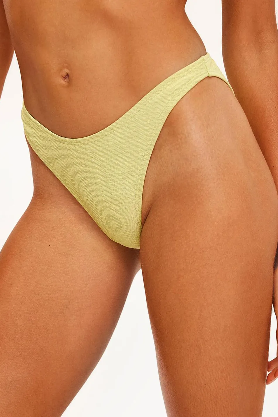 Online LOAVIES CATCH THIS WAVE - OLIVE GREEN WAVY LUEX Lichtgroen