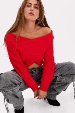 Online LOAVIES COMFY SEASON - RED Rood