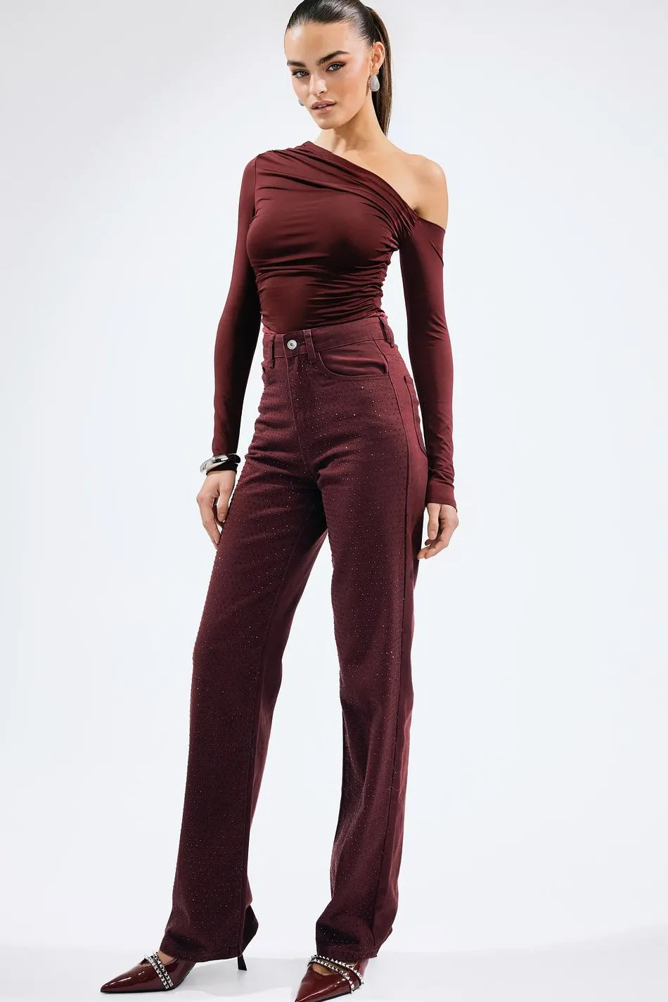 Fashion LOAVIES ENDLESS EMBRACE Bordeaux