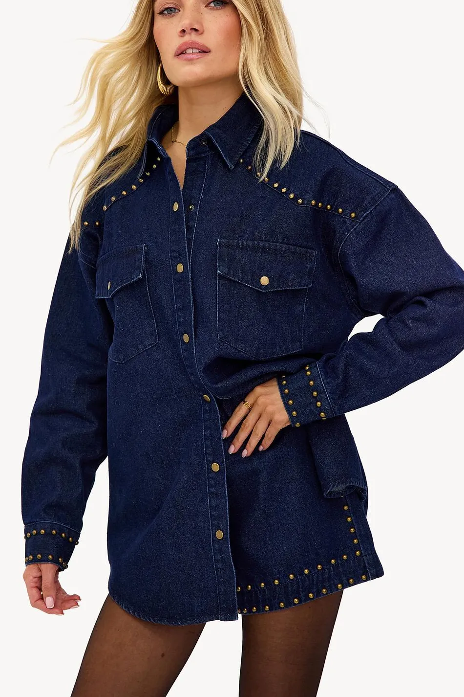 Clearance LOAVIES HAPPINESS IN YOUR EYES Donkerblauw
