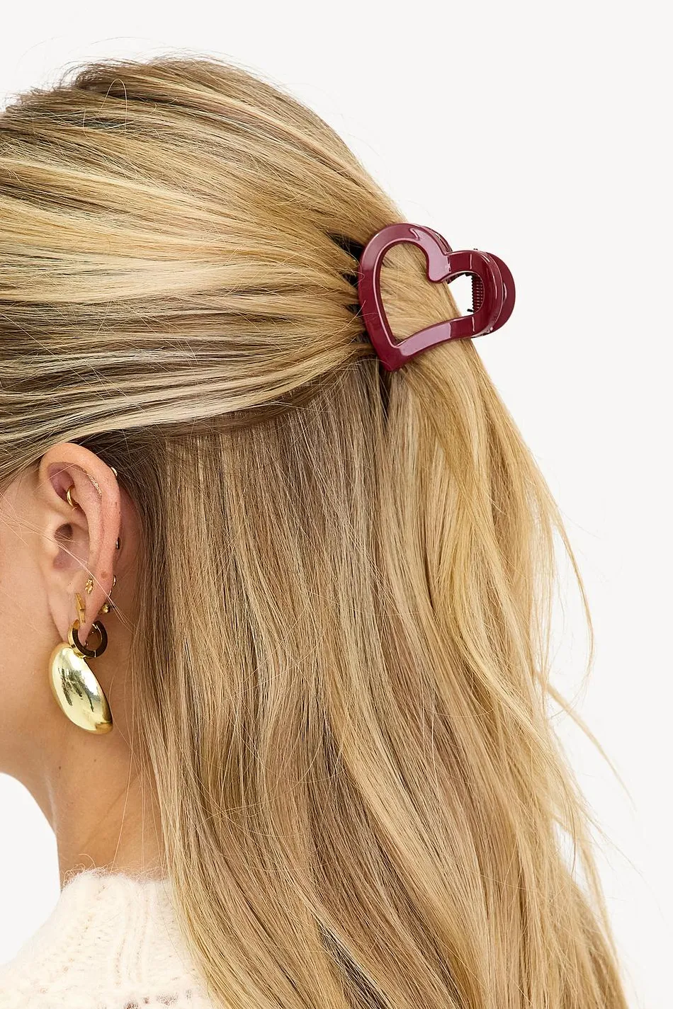 Fashion LOAVIES HEART IN HAND Donkerrood
