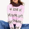 Outlet LOAVIES HOLDING YOU CLOSE Lichtroze