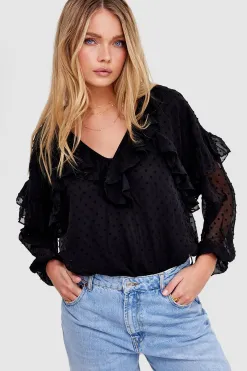 Clearance LOAVIES LET ME DISTRACT YOU - BLACK Zwart