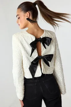 New LOAVIES SEQUINS EVERYWHERE Wit