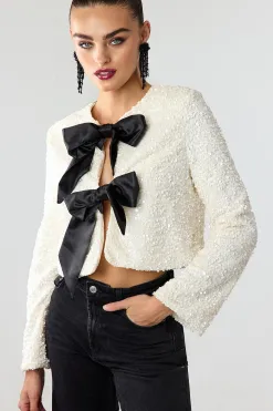 New LOAVIES SEQUINS EVERYWHERE Wit