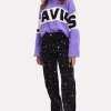 Discount LOAVIES THE STRAIGHT FIT RUFFLE - BLACK USED Black-used