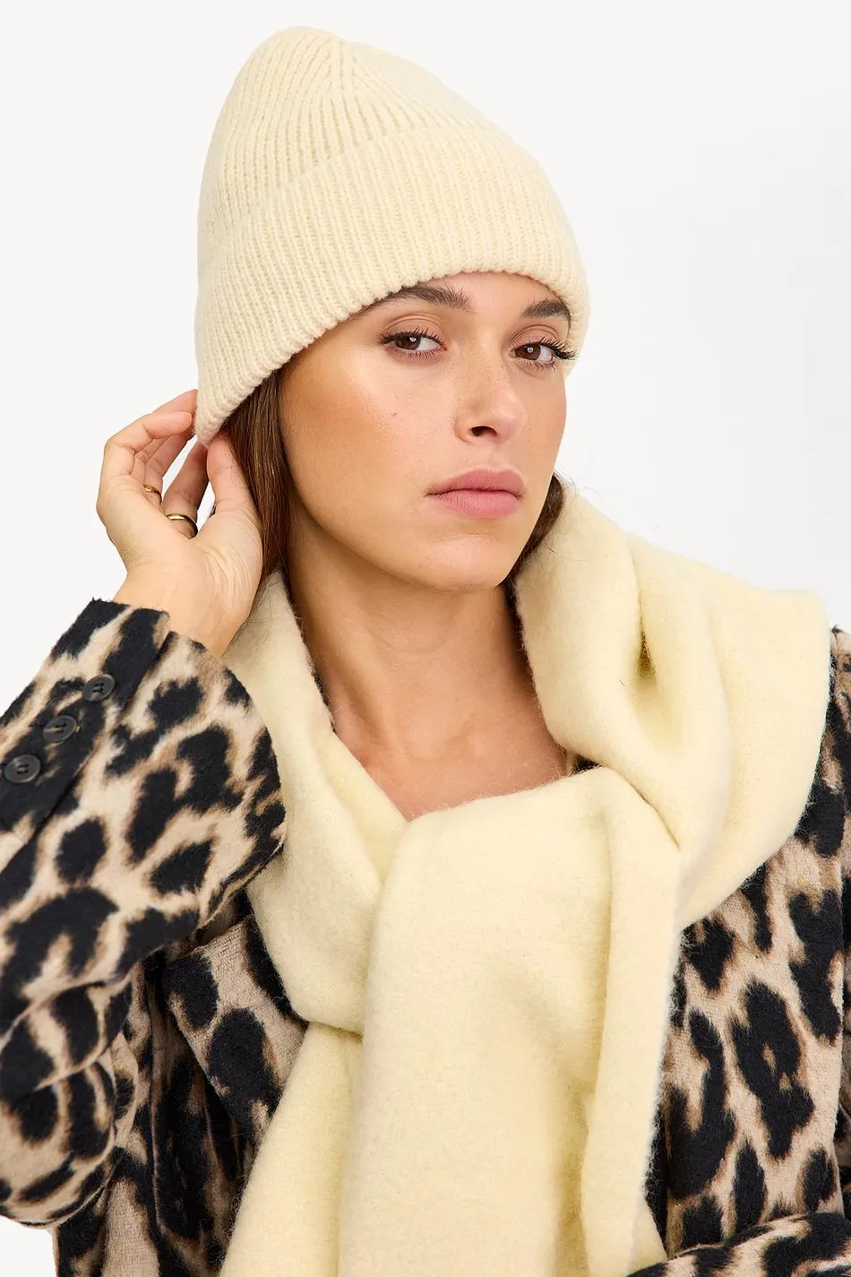 Fashion LOAVIES WINTER WHISPERS- YELLOW Lichtgeel